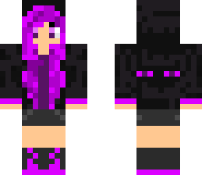 purple enderman hoodie