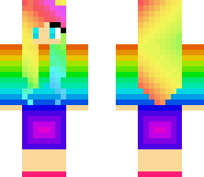 rainbow overload girl