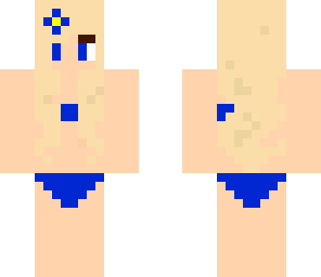 bikini blue girl