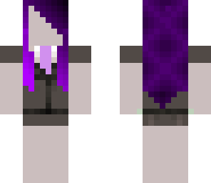 purple slender girl