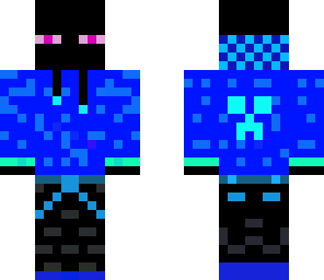 enderman blue hoodie