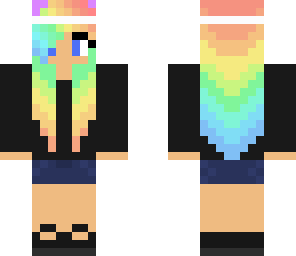 rainbow girl