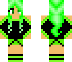 pretty green girl