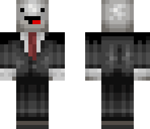 slender man with shades