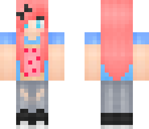 pink hair girl