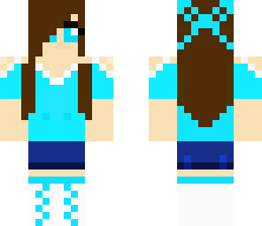 blue girl