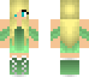 girl with green clothes