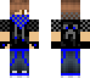 blue masked gamer
