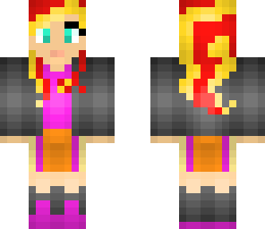 sunset shimmer equestria girl skin series