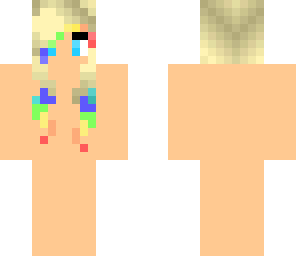rainbow hair girl base