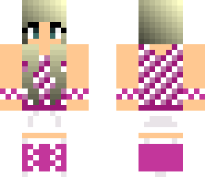 checkered purple girl
