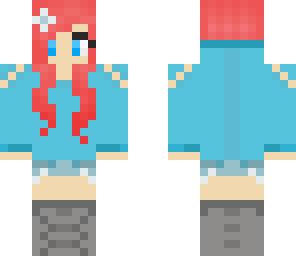 blue n pink girl
