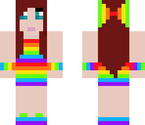 rainbow girl