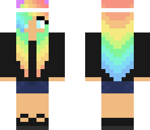 rainbow hair