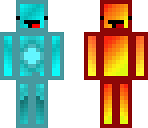 half derpy ice and half derpy fire