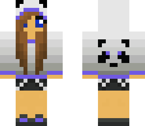 purple panda girl