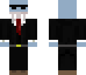 whale in a suit