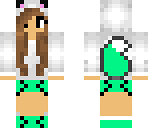 little fox girl turquoise
