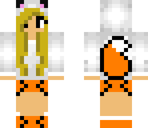 little fox girl orange blonde