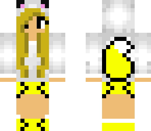little fox girl yellow blonde