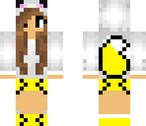 little fox girl yellow