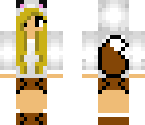 little fox girl browne shorts blonde