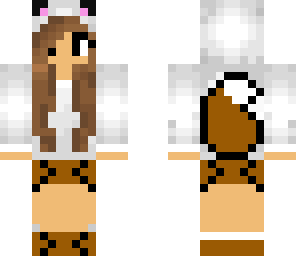 little fox girl brown shorts