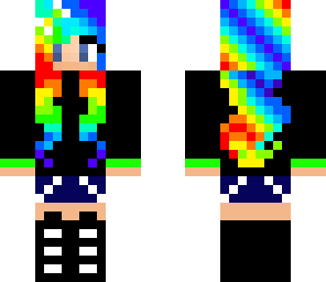 rainbow girl