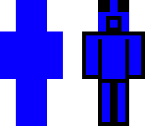 blue man