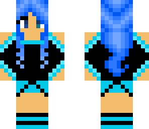 pretty blue girl