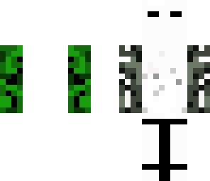 creeper blanco destrozado