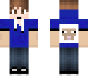 blue sheep hoodie guy