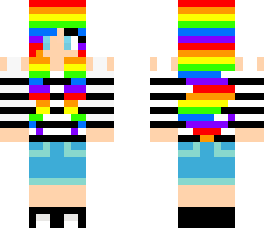 rainbow girl