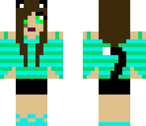cat girl in the summer
