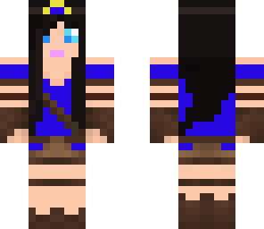 blue elf girl