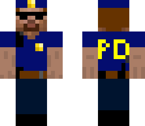 the policeman is a funny cateater with head lice