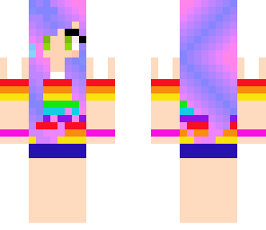 rainbow girl