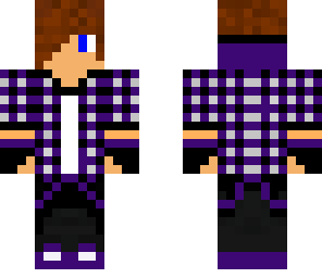 purple cool boy with headphones