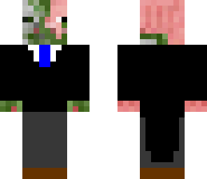 zombie pigman in a suit