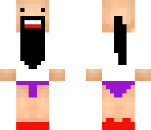 purple thong man