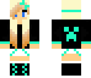 mint creeper girl