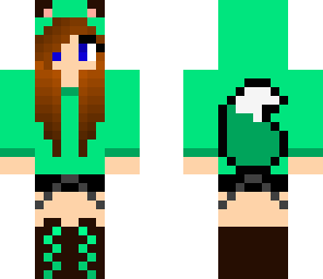 green wolf girl