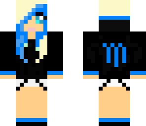 blue monstere girl