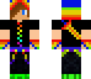 cool rainbow teen
