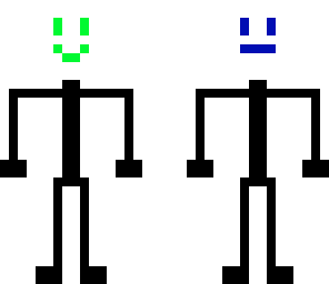 stickman multifacecollor