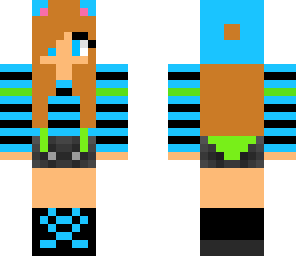 the blue girl