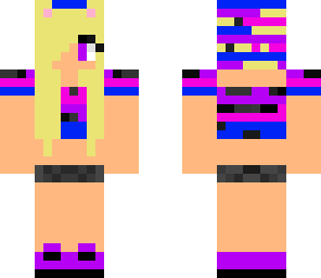 zebra girl in color