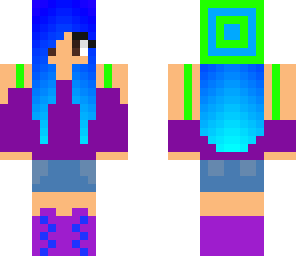 blue hair