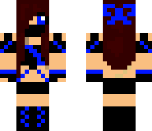 blue girl assassin
