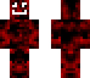 red pattern face